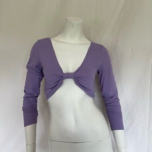 UNWORN purple top